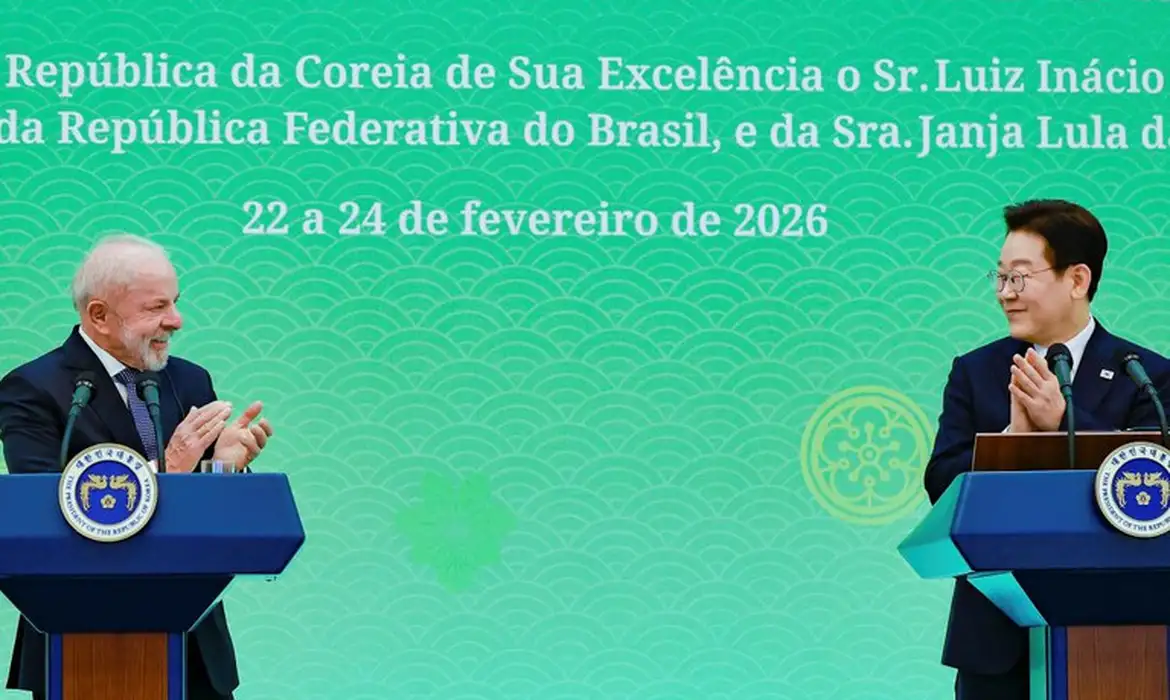 Lula anuncia novos acordos comerciais com a Coreia do Sul em visita a Seul