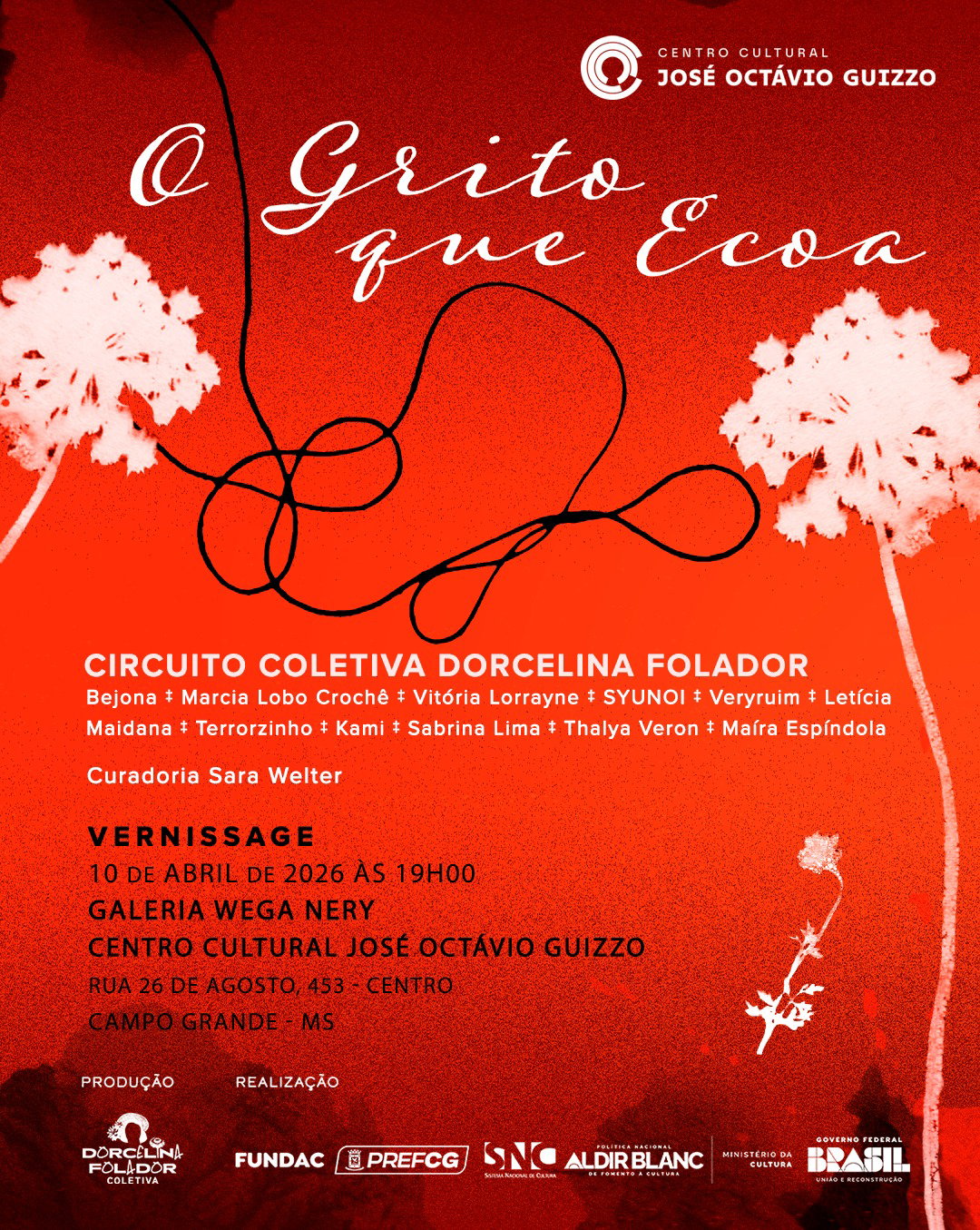 Exposição debate violência contra mulheres no Centro Cultural José Octávio Guizzo